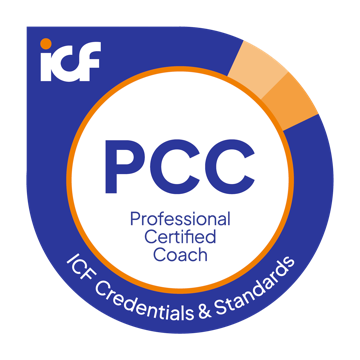 Badge: Professional Certified Coach (PCC) with the International Coaching Federation